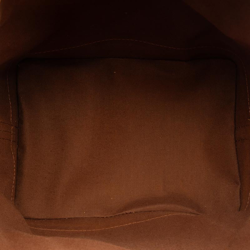 Louis Vuitton Monogram Noe Shoulder Bag M42224 Brown PVC Leather  Louis Vuitton