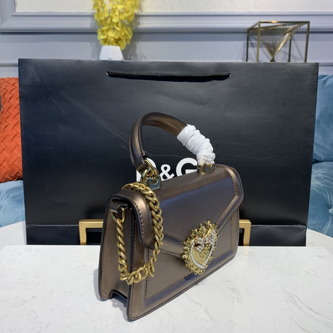 GLAMI Small Devotion Bag In Mordore Nappa Antique BrassÃ‚Â For Women 7.5in/19cm GLAMI