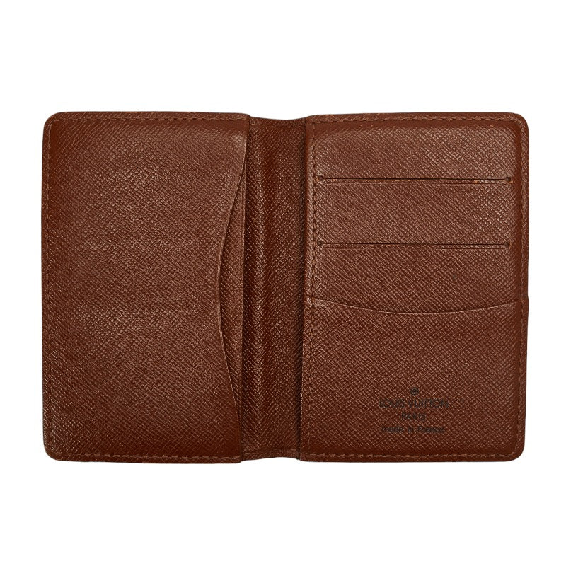 Louis Vuitton Monogram Organizer Du Posch Card Case M61732 Brown PVC Leather  Louis Vuitton