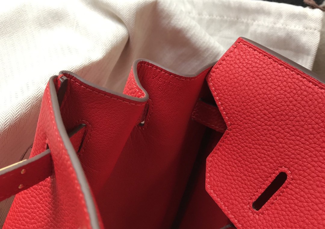 GLAMI Birkin Rouge De Coeur Red Epsom Gold Hardware Bag For Women, Handbags, Shoulder Bags 30cm/12in