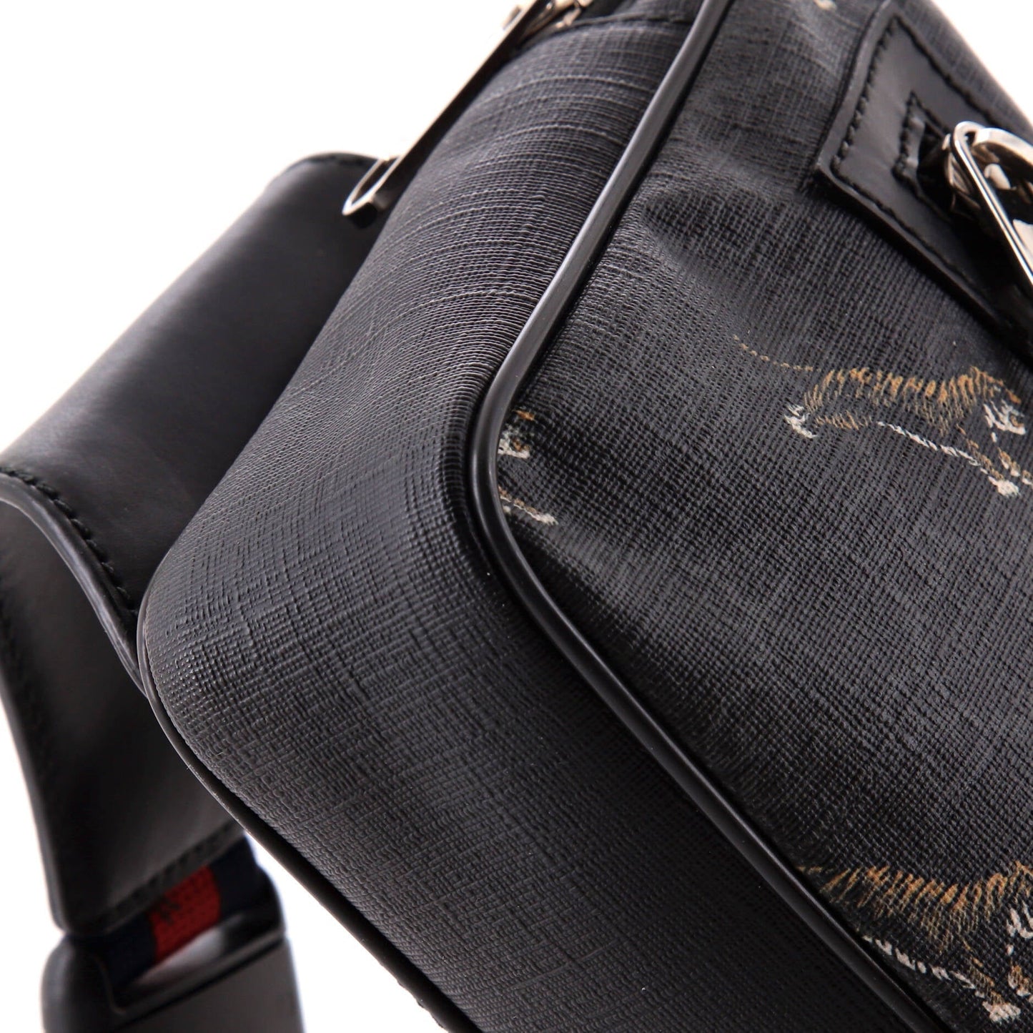 Soft Zip Belt Bag Printed GG Coated Canvas Small
