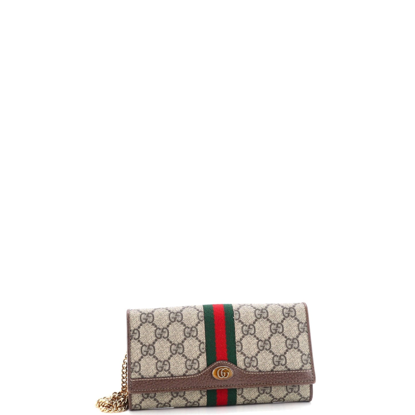 Ophidia Chain Wallet GG Coated Canvas