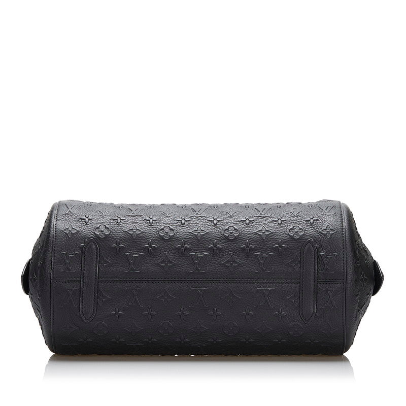 LOUIS VUITTON Louis Vuitton Monogram Amplant M40737 Handbag Leather Noir Black