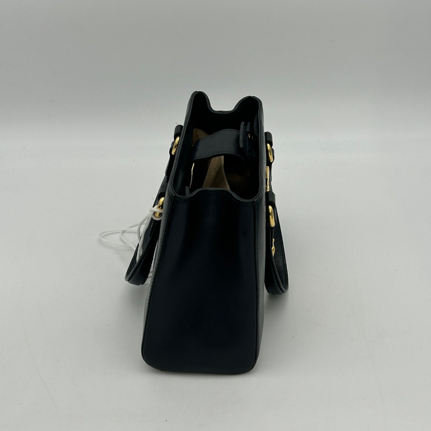 GLM-- Sylvie Handbag  Leather Black Plain for Women LA25981