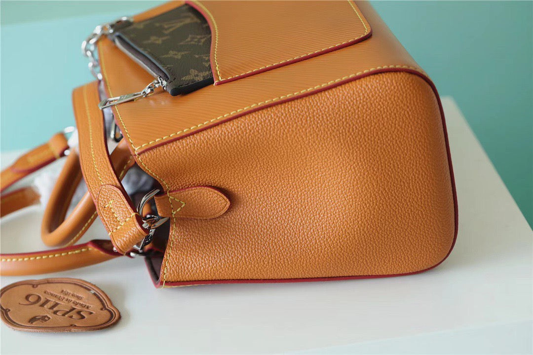 LV Marelle Epi Caramel Brown For Women, WomenÃ¢â‚¬â„¢s Handbags, Shoulder And Crossbody Bags 9.8in/25cm LVÃ‚Â 