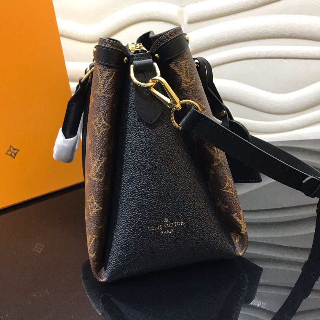 LV SoufGlamIot MM Monogram Canvas Black For Women, WoHandbag, Shoulder And Crossbody Bags 14.2in/36cm LV M44817