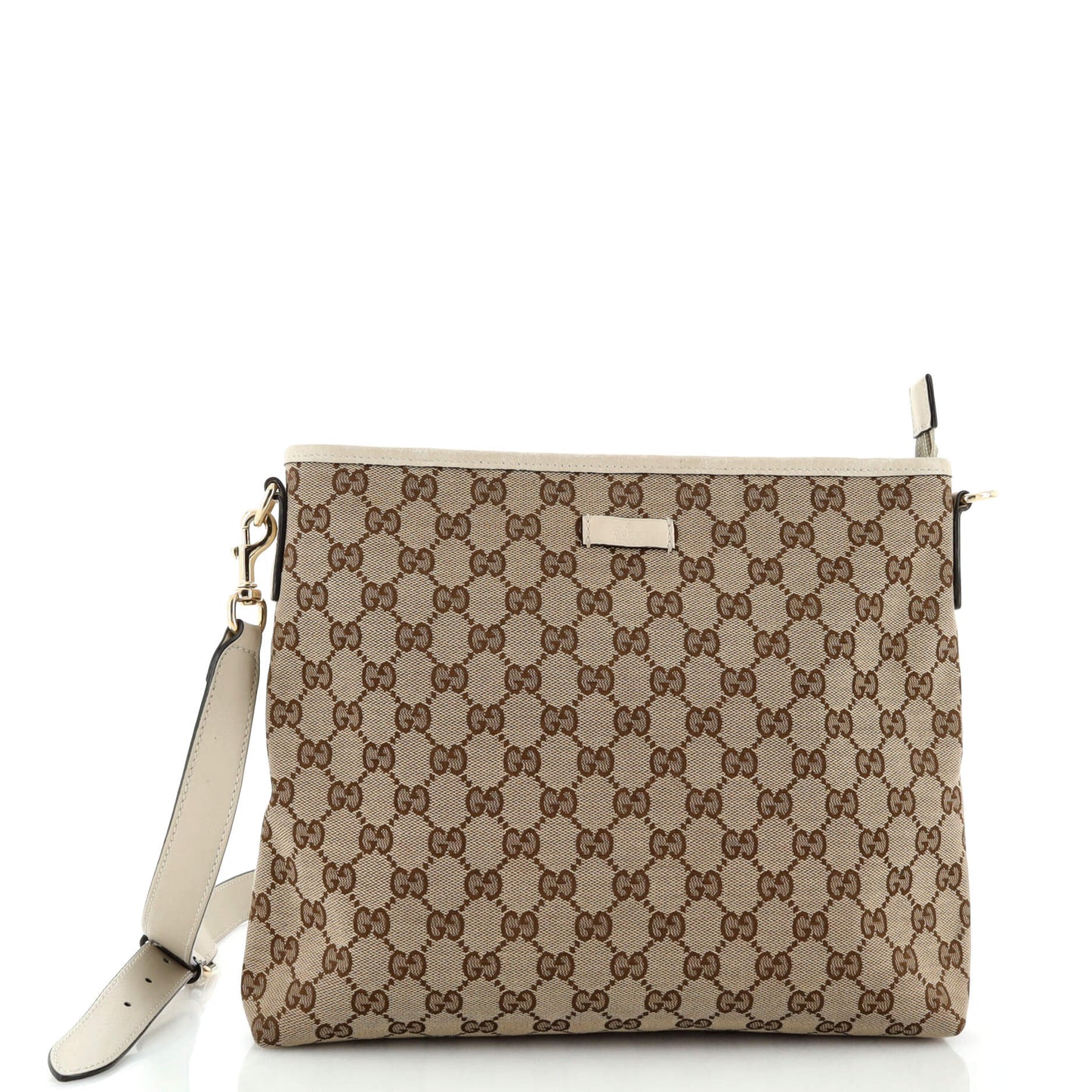 Flat Messenger Bag GG Canvas Medium