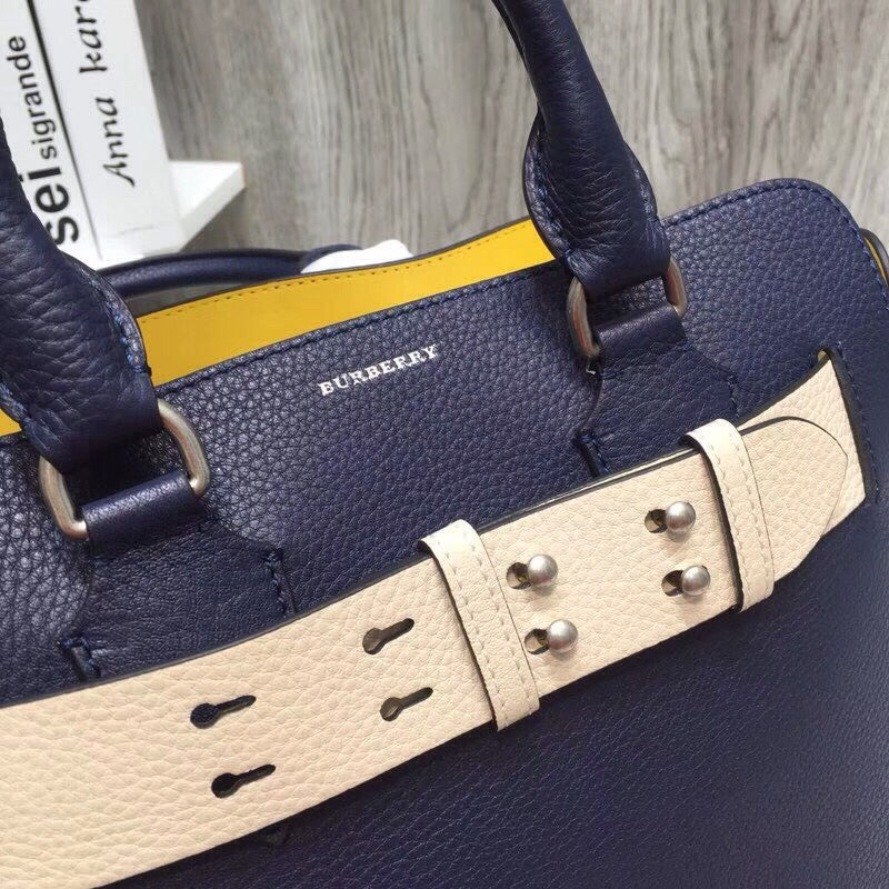 GLAMI Small Triple Stud Belt Bag Blue For Women, Bags 14in/36cm