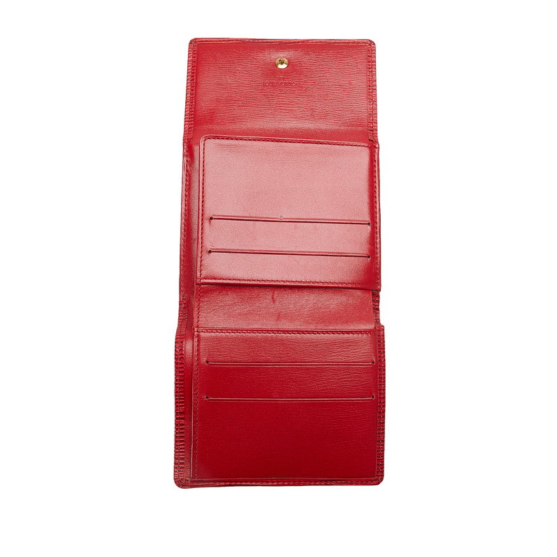 Louis Vuitton Epic Portemonnaie Belle Carthage Three Folded Wallet M6348E Castilian Red Leather  Louis Vuitton