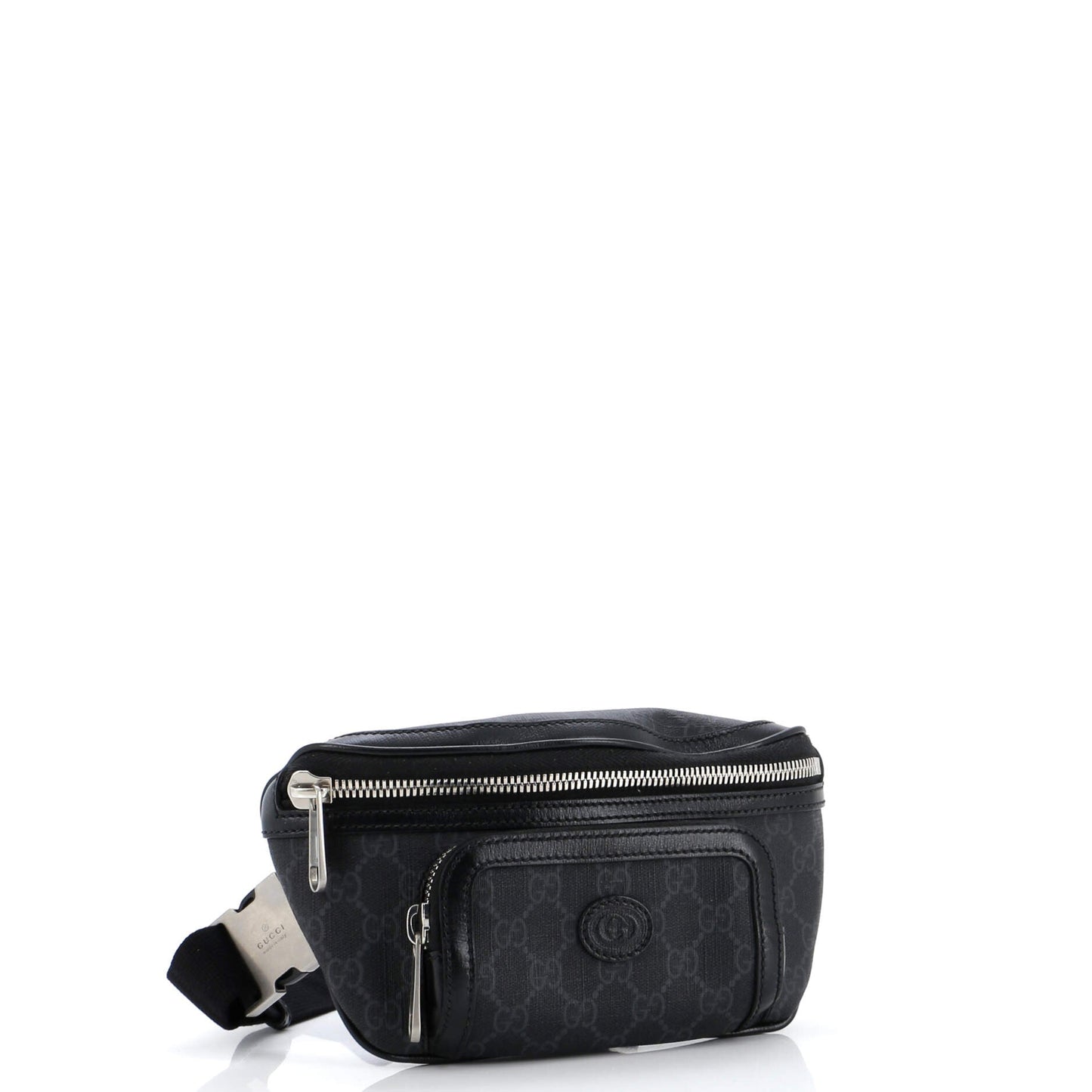 Interlocking G Patch Belt Bag GG Coated Canvas