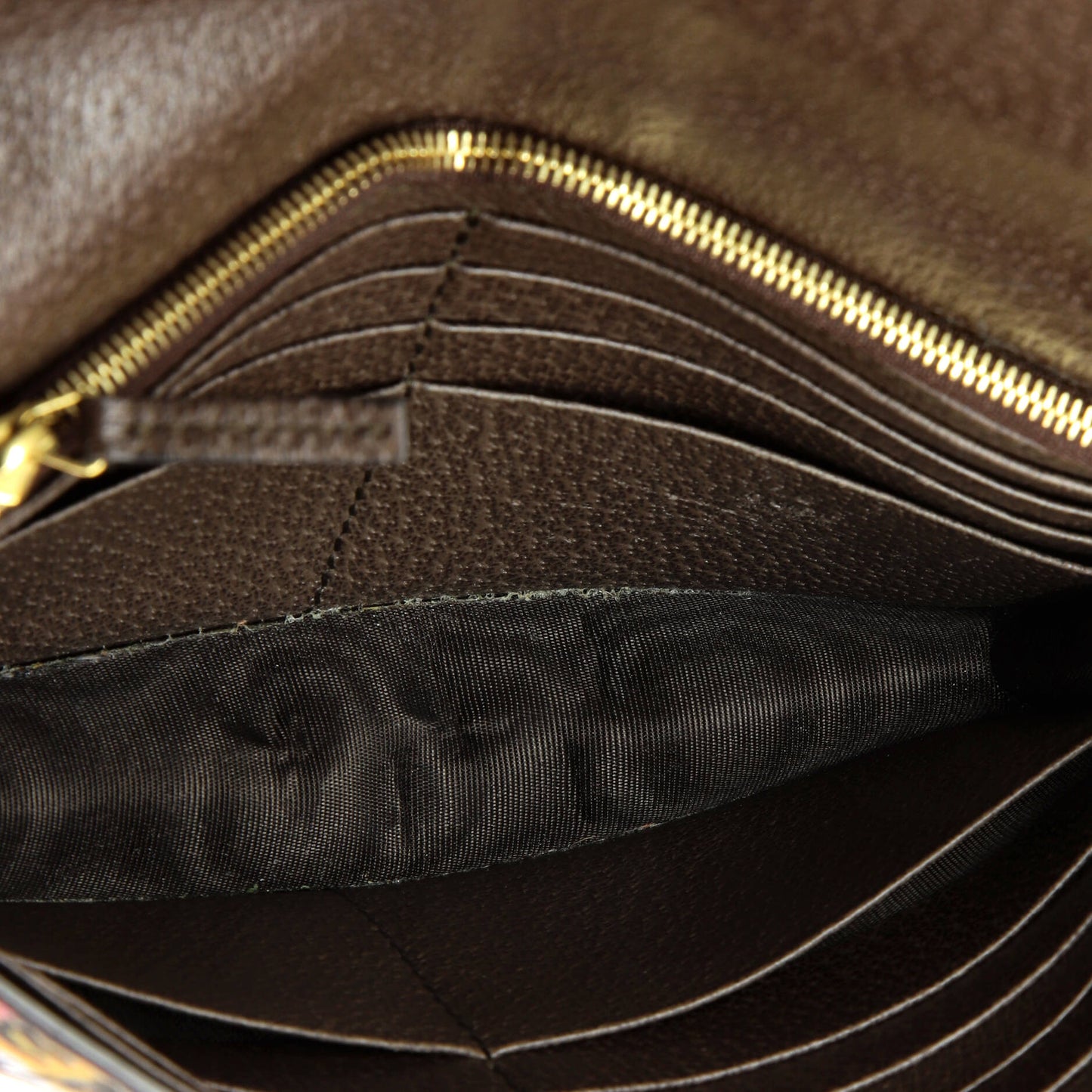Chain Wallet Printed GG Coated Canvas