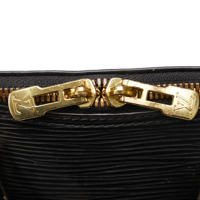 Louis Vuitton Epic Alma Handbag M52142 Noir Black Leather Lady Louis Vuitton