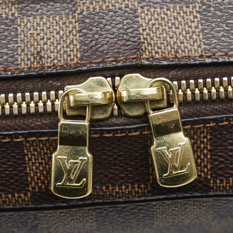 Louis Vuitton Louis Vuitton Damière N51286 Handbag PVC/Leather Evan Brown Ladies