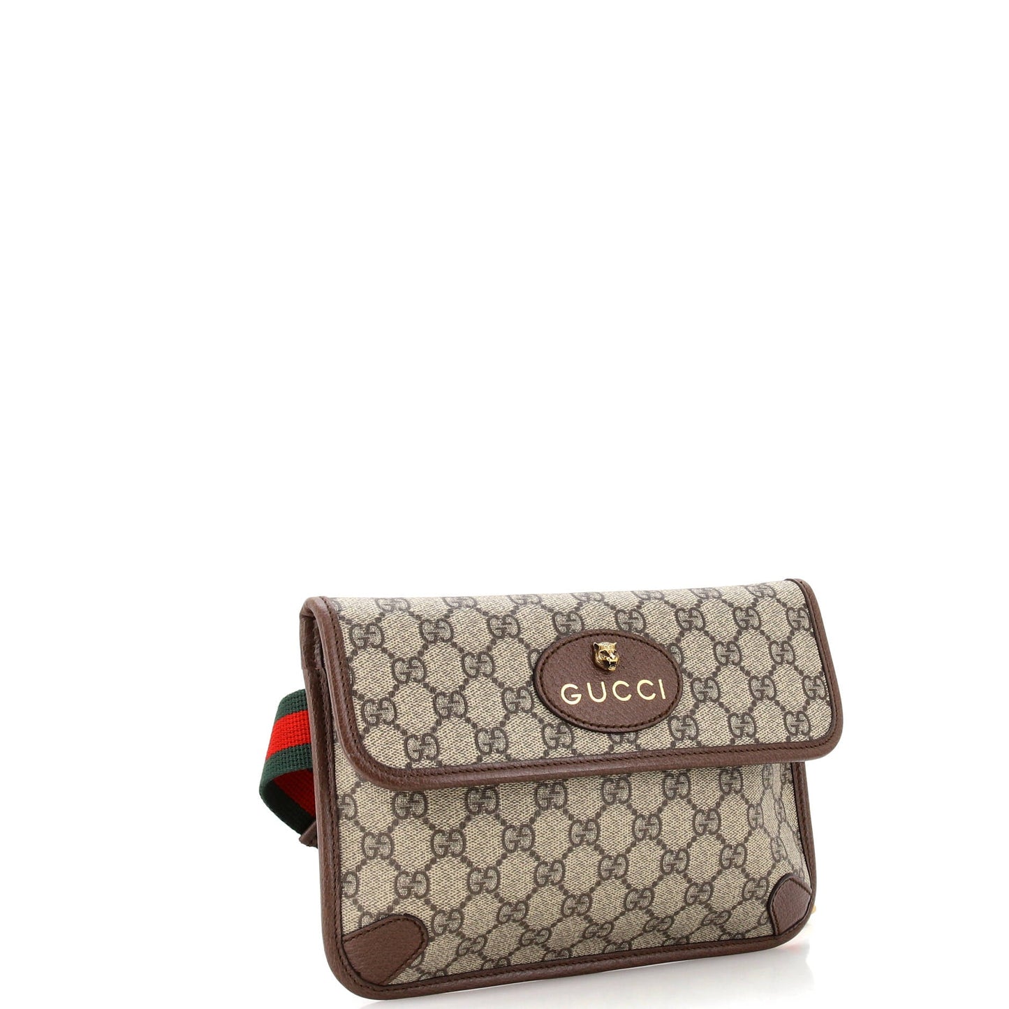 Neo Vintage Flap Belt Bag GG Coated Canvas