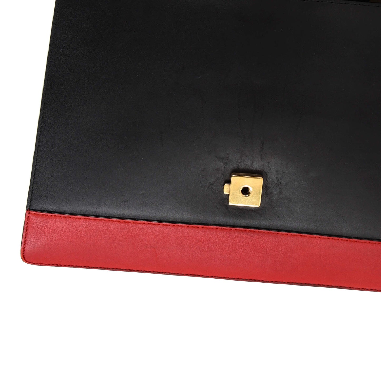 Dionysus Bamboo Top Handle Bag Colorblock Leather Large