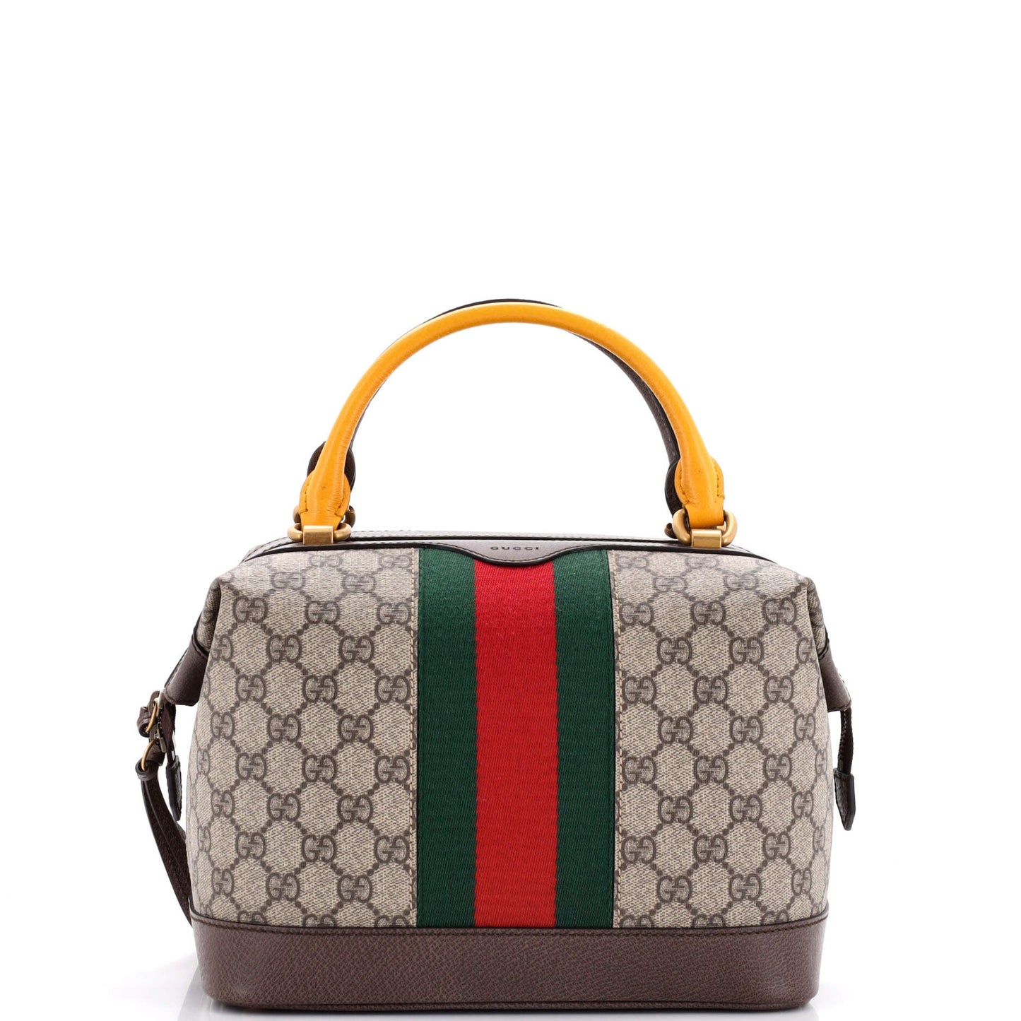 Web Bowler Bag GG Coated Canvas Medium