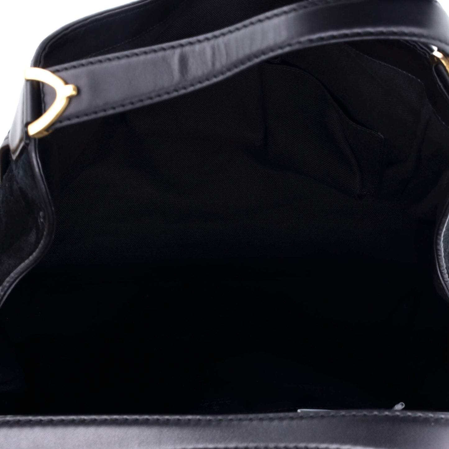 Soft Stirrup Tote Brocade Leather Medium
