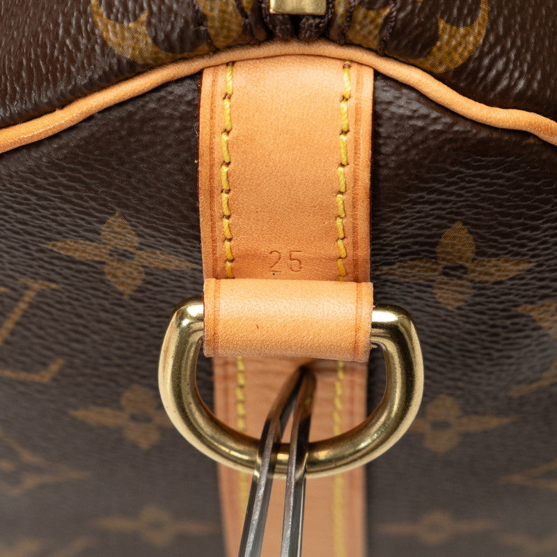 Louis Vuitton Monogram M41113 Handbag PVC/Leather Brown