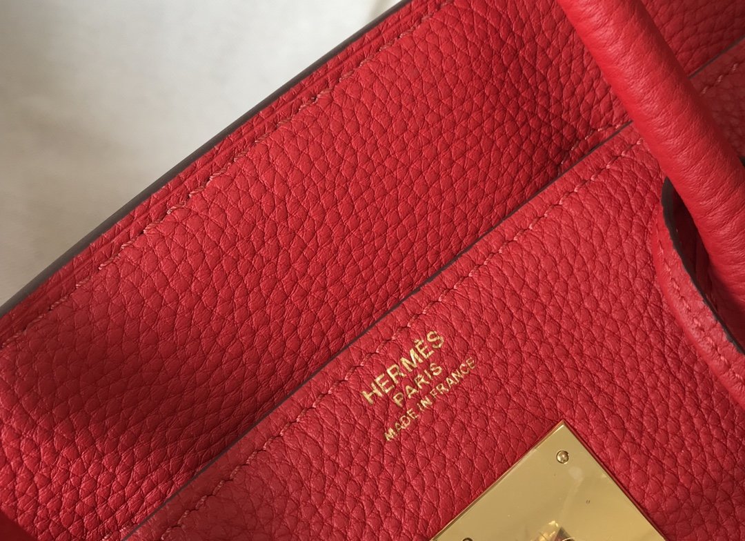 GLAMI Birkin Rouge De Coeur Red Epsom Gold Hardware Bag For Women, Handbags, Shoulder Bags 30cm/12in