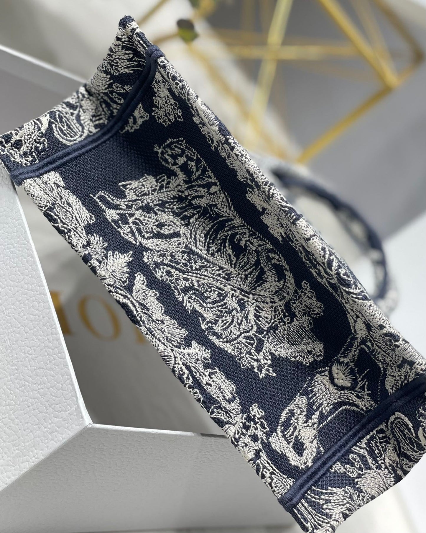 GLAMI Small Book Tote Blue, For Women, WomenÃ¢â‚¬â„¢s Handbags 26.5cm/10.5in CD M1265ZRGO_M928