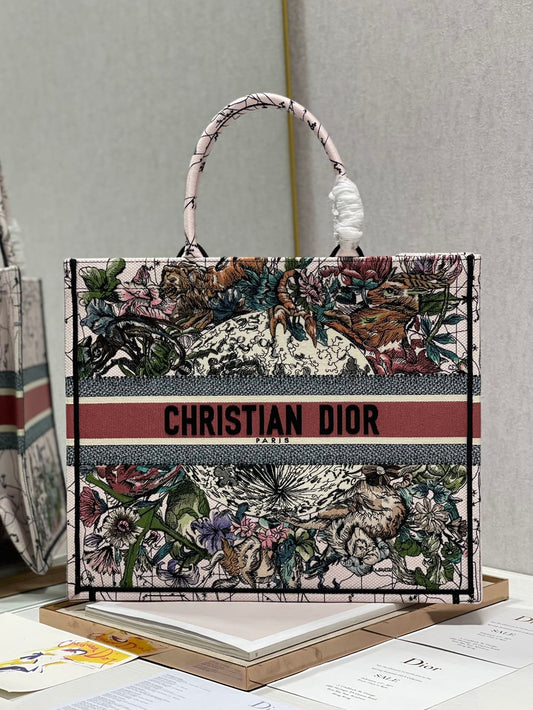 GLAMI Large Book Tote Multicolor Constellation Embroidery, Multicolor, For Women WomenÃ¢â‚¬â„¢s Handbags, Shoulder Bags, 42cm CD