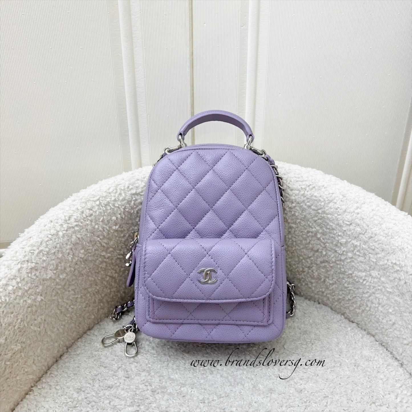 GLM-Mini Backpack in 24P Lilac Caviar and SHW