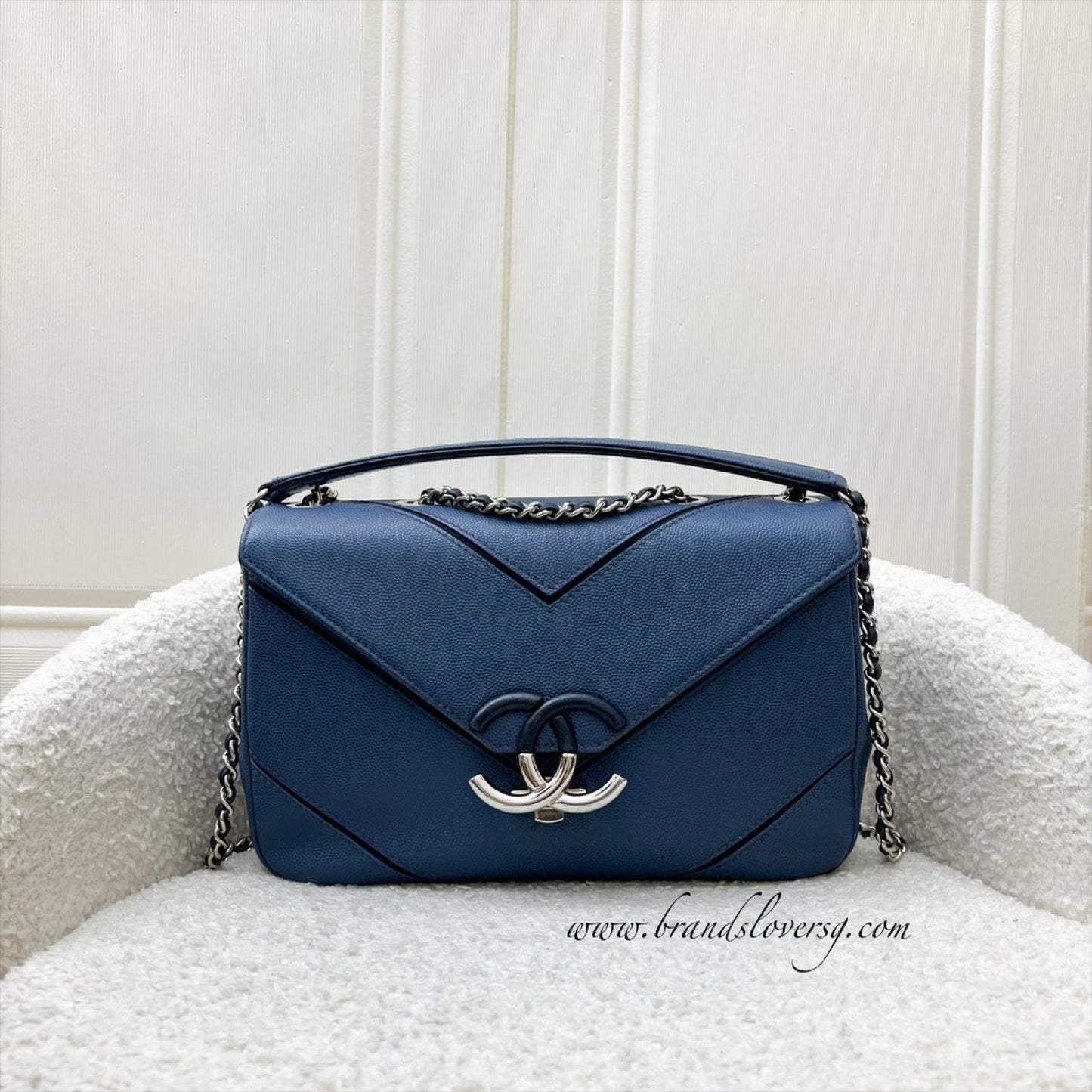 GLM-Seasonal Small Flap in Petroleum Blue Caviar and SHW