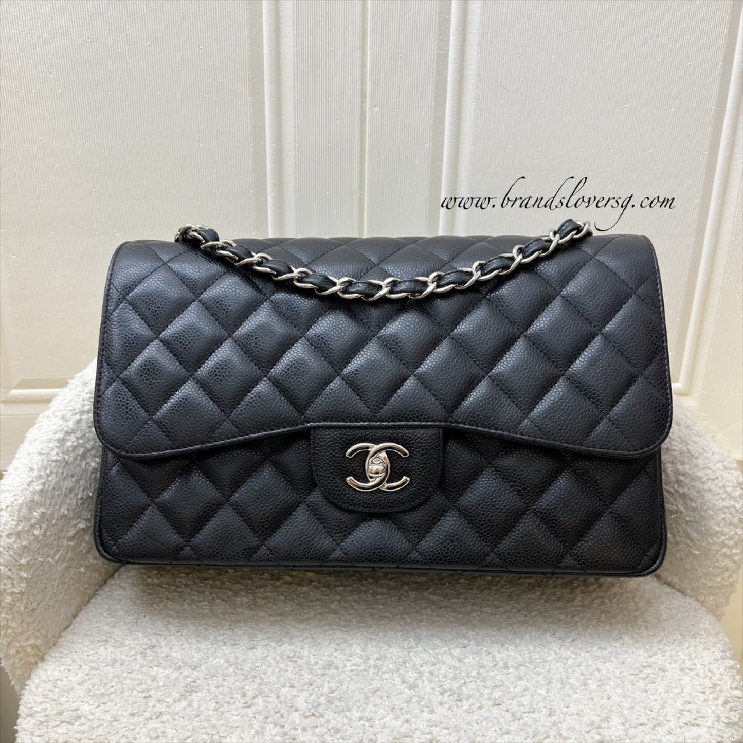 GLM-Jumbo Classic Flap DF in Black Caviar and SHW
