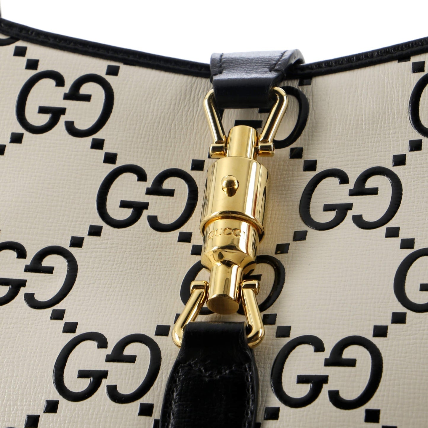 Jackie 1961 Hobo GG Embossed Leather Small