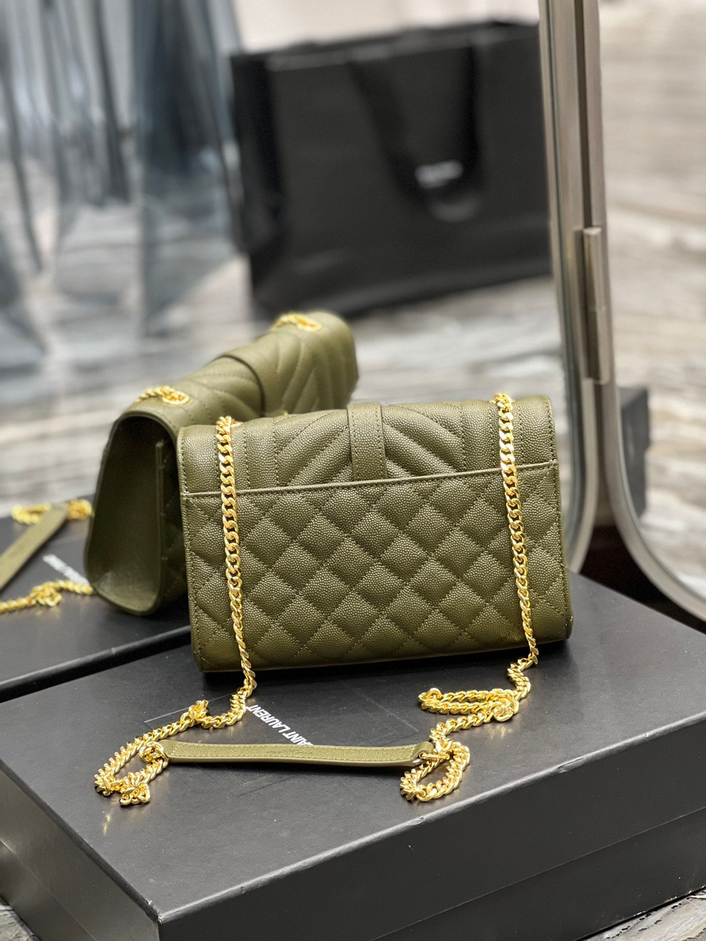 GLAMI Small Bag In Mix Matelasse For Women 8.2in/21cm YSL