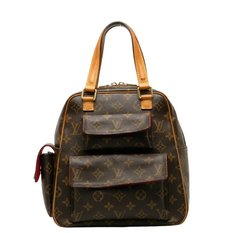 Louis Vuitton Monogram Exantry City Handbag M51161 Brown PVC Leather  Louis Vuitton