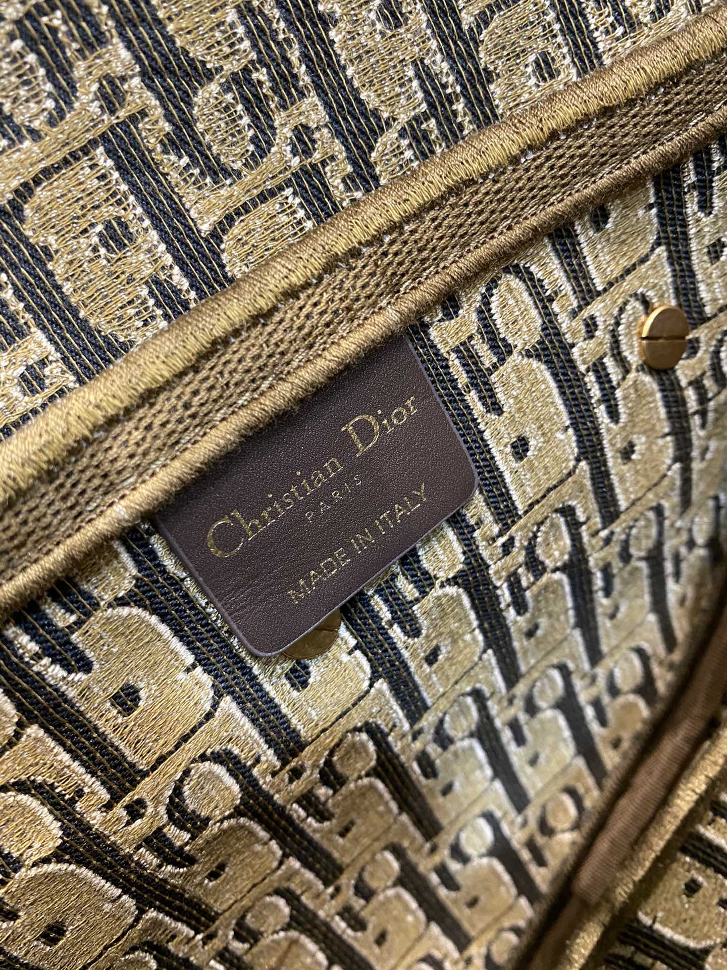 GLAMI Saddle Bag Brown Oblique Canvas Gold Toned Hardware For Women 25cm/10in CD