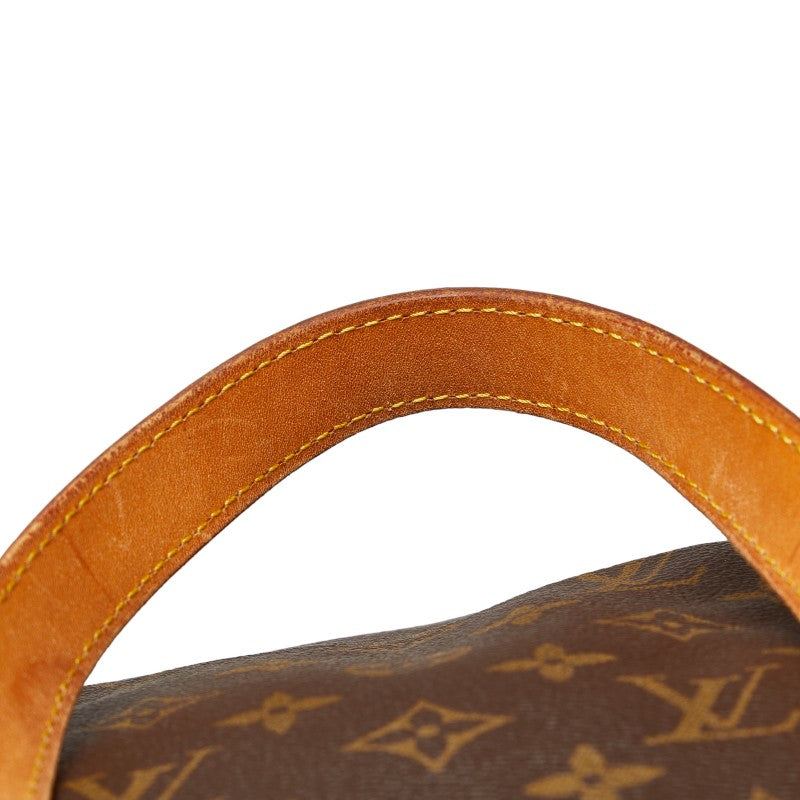 Louis Vuitton Monogram Baseball 45 Boston Bag M41624 Brown PVC Leather  Louis Vuitton