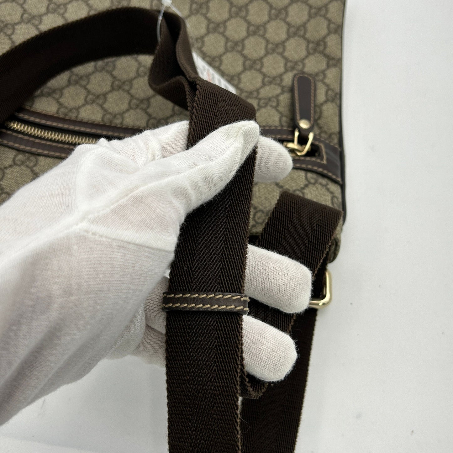 GLM-- GG Supreme Canvas Shoulder Crossbody Bag Beige 2120700049388