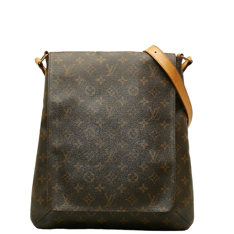 Louis Vuitton Monogram M51256 Shoulder Bag PVC/Leather Brown