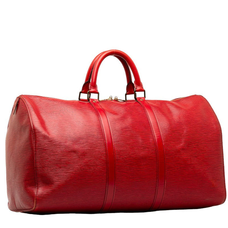 Louis Vuitton Epi Keepall 50 Boston Bag M42967 Castilian Red