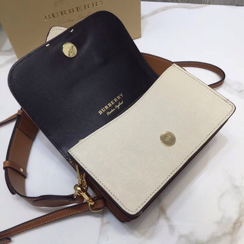 GLAMI The Small Buckle Bag In House Check Beige For Women, Bags 7.5in/19cm
