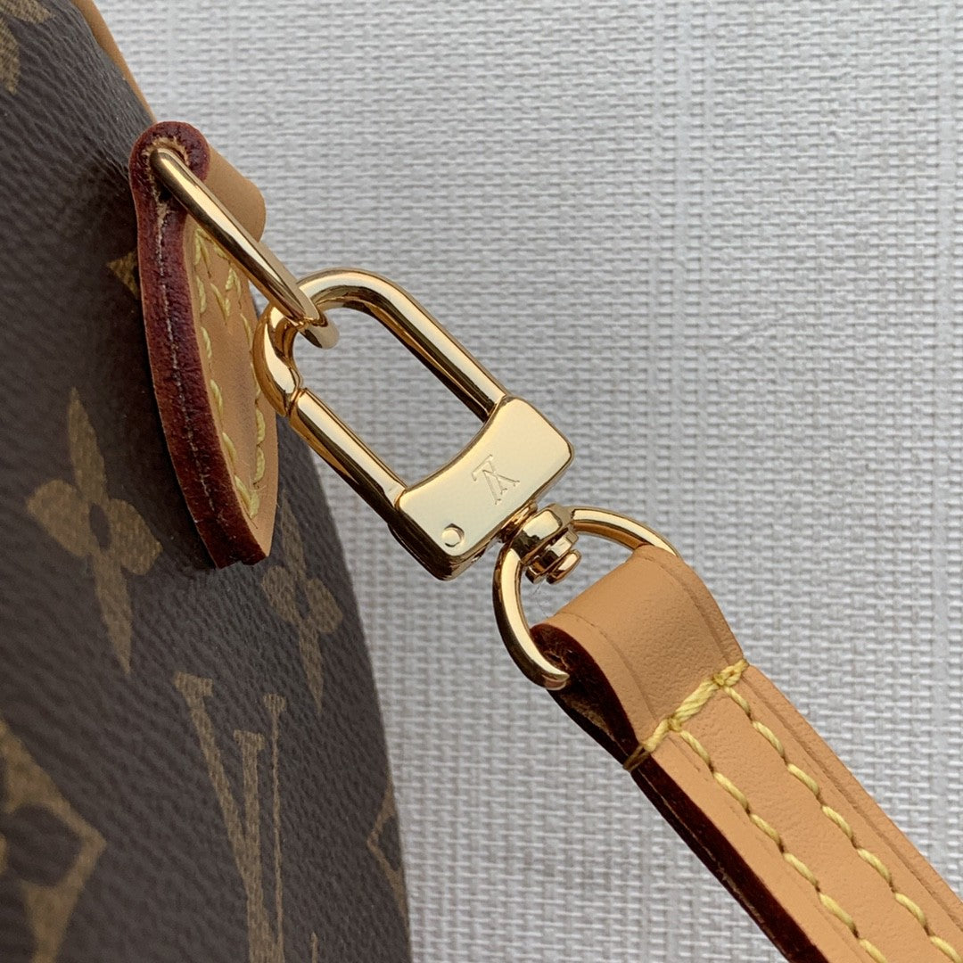 LV Nano Speedy Monogram Canvas For Women, WomenÃ¢â‚¬â„¢s Handbags, Shoulder Bags 6.3in/16cm LV M81085