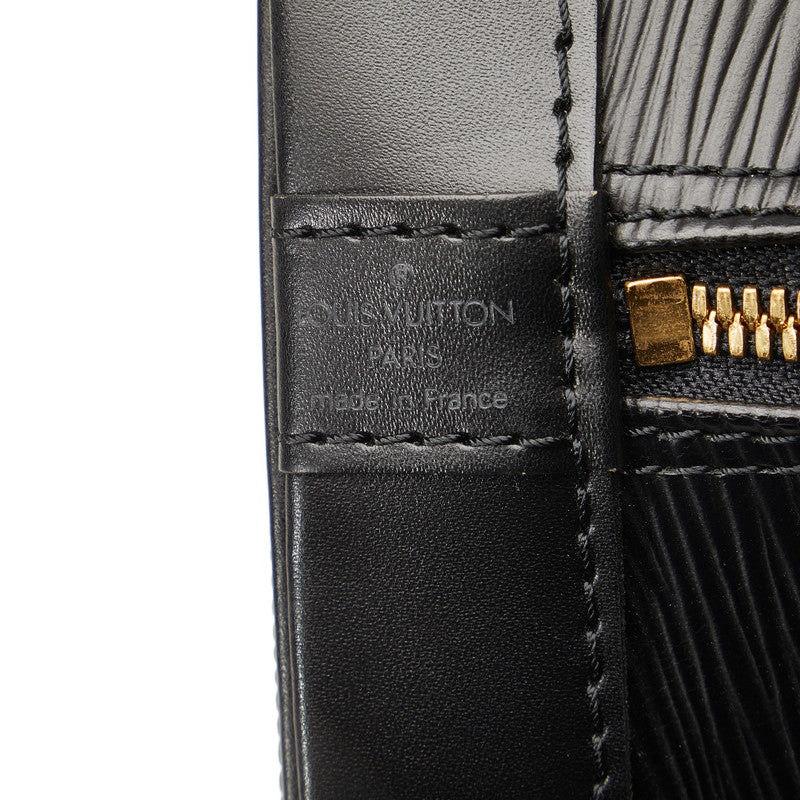 Louis Vuitton Epic Alma Handbag M52142 Noir Black Leather Lady Louis Vuitton