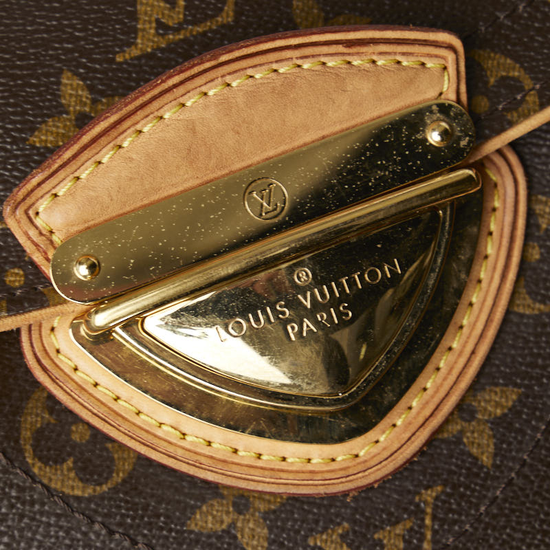 Louis Vuitton Monogram M40121 Handbag PVC/Leather Brown