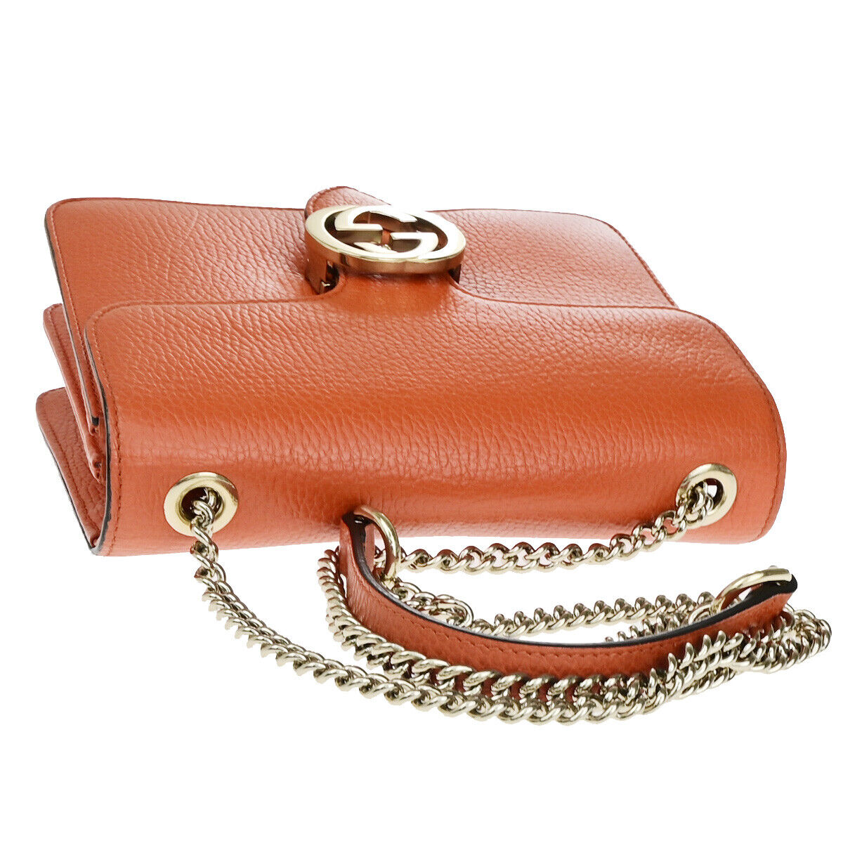 Gucci Interlocking  Leather Shoulder Bag ()