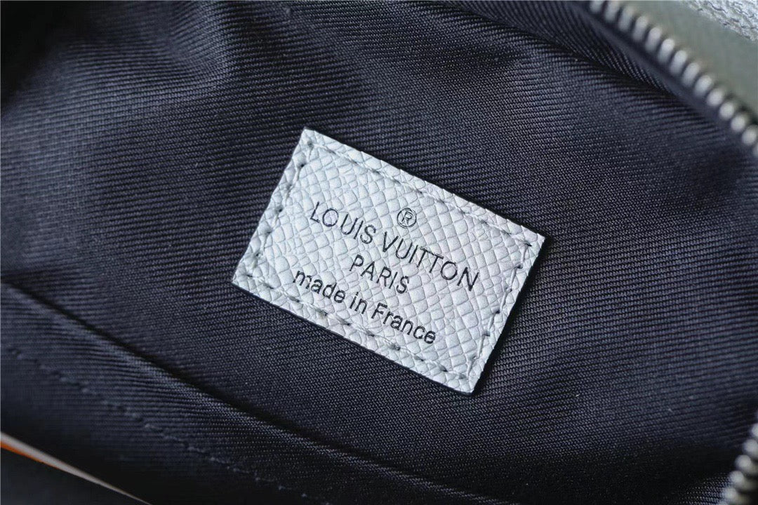 LV Outdoor Sling Bag Taigarama Gunmetal Gray For Men, Bags, Crossbody Bags 8.3in/21cm LVÃ‚Â 