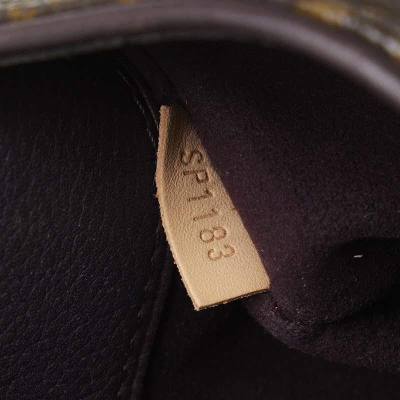 Louis Vuitton Monogram Pallas Handbag 2WAY M40906 Oral Pearl Brown PVC Leather  Louis Vuitton