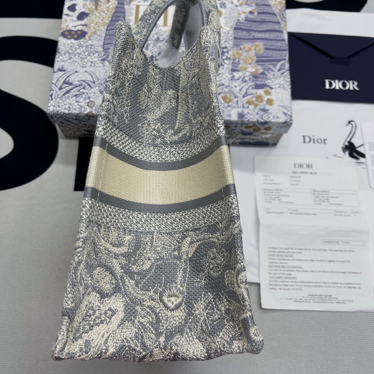 GLAMI Small Book Tote Grey, For Women, WomenÃ¢â‚¬â„¢s Handbags 26.5cm/10.5in CD