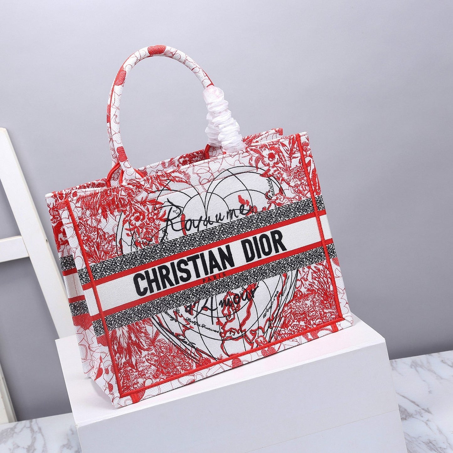 GLAMI MeGLAMIum Book Tote Red Multicolor , For Women, WomenÃ¢â‚¬â„¢s Handbags 14in/36cm CD