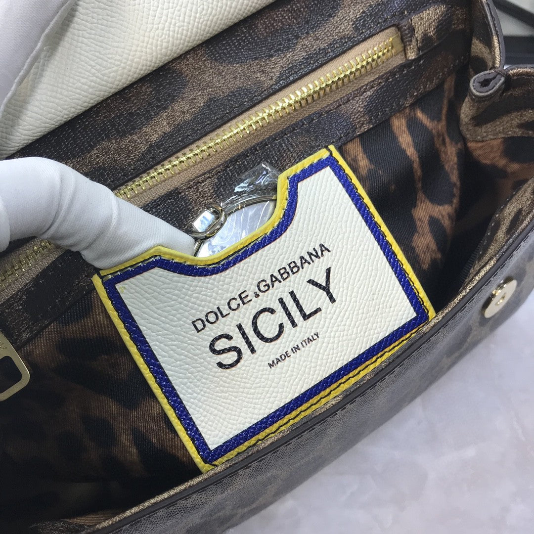 GLAMI MeGLAMIum Sicily Handbag Unique Print Motifs Muticolour For Women 10.2in/26cm GLAMI
