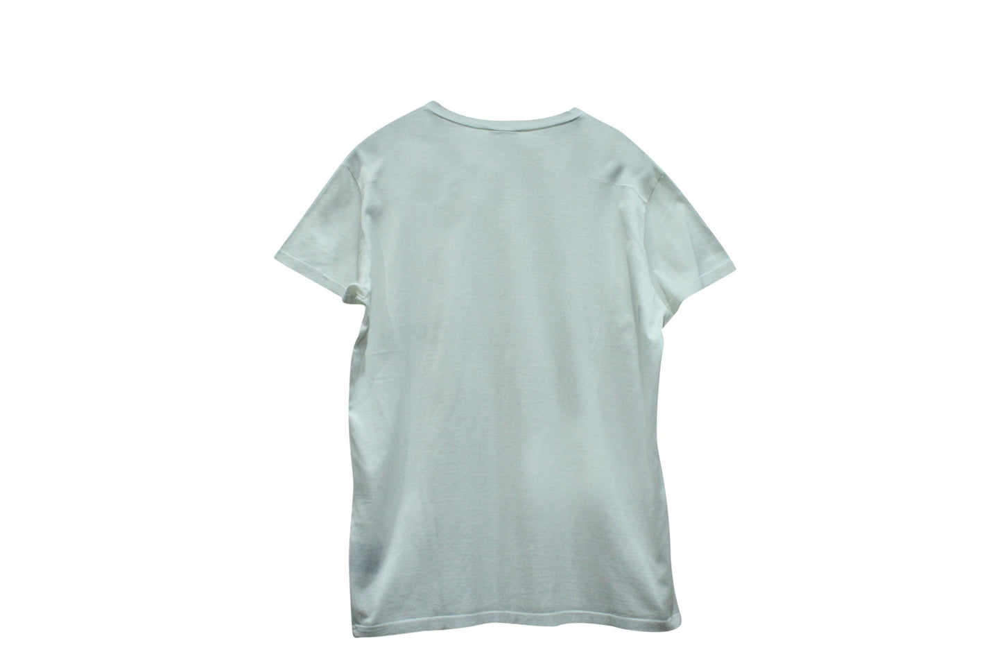 Dior Homme T-Shirt with Bee Embroidery in White Cotton