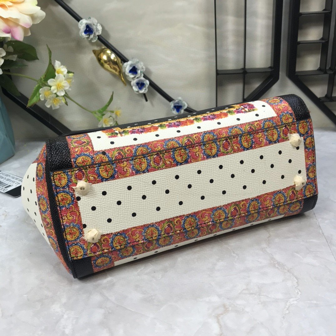 GLAMI 90s Sicily Bag With Logo Print Multicolor For Women 10.2in/26cm GLAMI