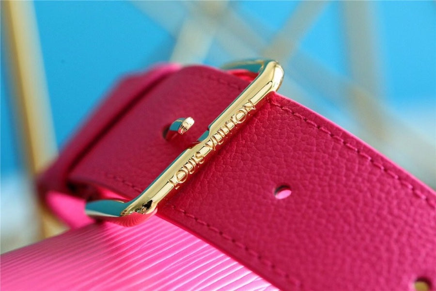 LV Papillon Trunk Epi Pink For Women, WomenÃ¢â‚¬â„¢s Bags, Shoulder And Crossbody Bags 7.5in/19cm LV