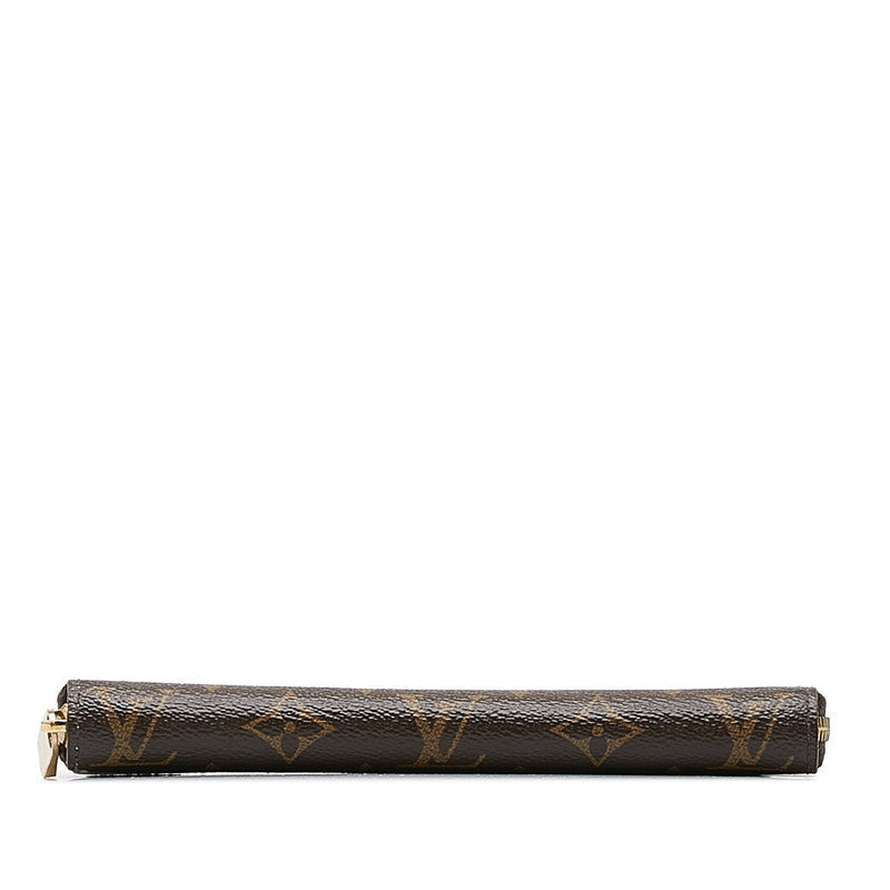 Louis Vuitton Monogram Jeep Wallet Roundfather Long Wallet M41894 Brown Rose Valerie PVC Leather Ladies Louis Vuitton
